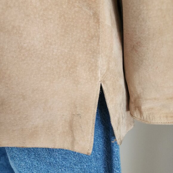 Vintage Valerie Stevens Suede Tan Jacket Size: 1X - Picture 6 of 16